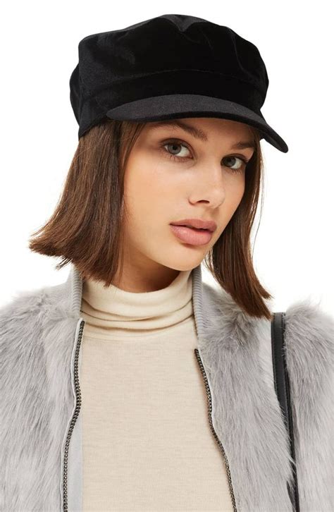 topshop women s velvet baker hat ts if you re carrie from sex and
