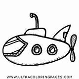 Submarino Colorir sketch template