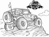 Jeep Coloring Pages Drawing Mountain Monster Car Printable Color Truck Sheets Kids Off Wrangler Coloringpagesfortoddlers Drawings Cars Cool Books Adults sketch template