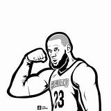 Lebron James Drawing Cartoon Basketball Illustration Nba King Giannis Getdrawings Cartoons Court Instagram sketch template