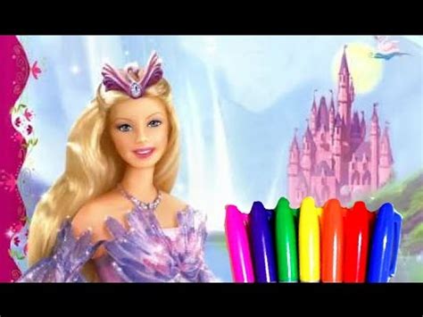 coloring pages disney princess barbie  kids  children learning