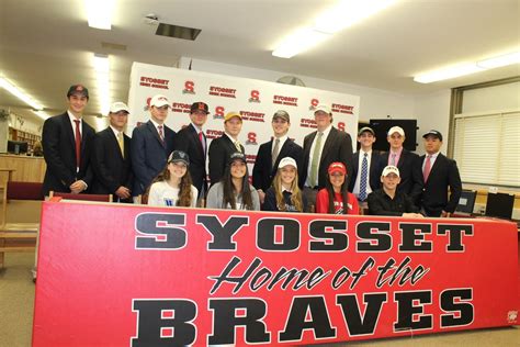syosset student athletes commit  college syosset ny patch