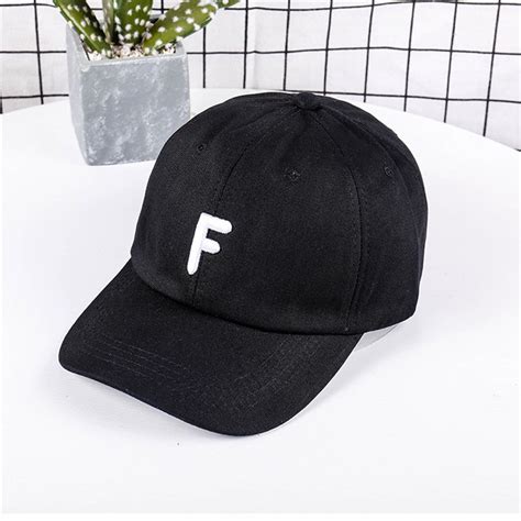buy letter f baseball cap women men 2018 new summer