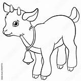 Goat Coloring Pages Cute Baby Drawing Clipart Farm Animals Mountain Printable Goats Boer Clip Result Little Silhouette Animal Peeps Pygmy sketch template