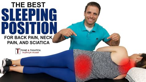 The Best Sleeping Position For Back Pain Neck Pain And
