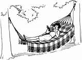 Hammock Clipart Drawing Clip Hamock Onlinelabels Getdrawings Webstockreview Clipground Medium sketch template