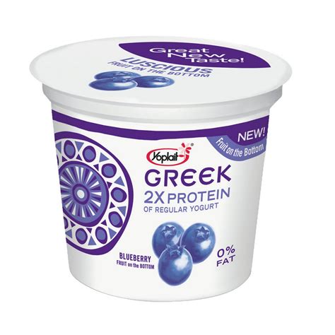 yoplait greek yogurt    protein  regular yogurt review