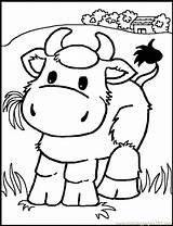 Coloring Pages Herd Cows Kids Cow Popular sketch template