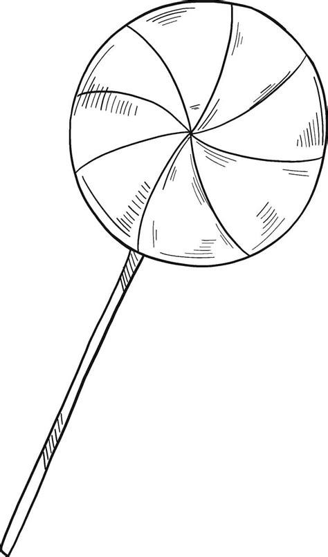 sweet lollipop coloring page  printable coloring pages  kids