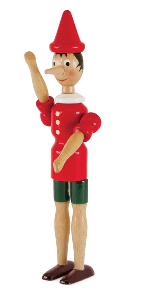 wooden pinocchio doll from italy