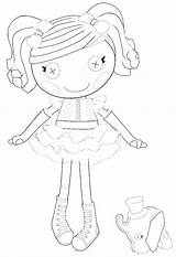 Coloring Lalaloopsy Pages Dolls Getcolorings sketch template