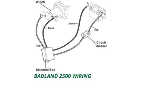 badland  winch wiring diagram