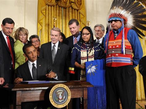 obama signs tribal law and order act all photos