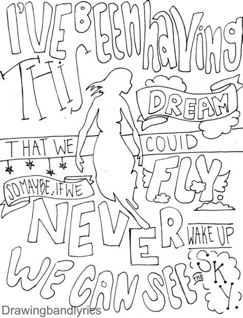 draw band lyrics quote coloring pages coloring pages inspirational