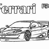Coloring Ferrari Cars F50 Drawing Pages sketch template