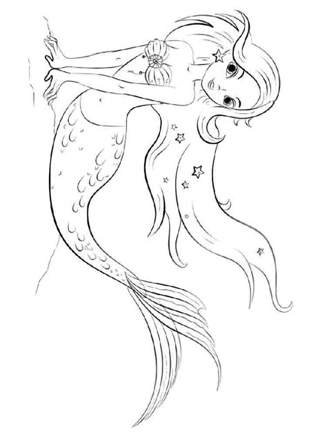 mermaid coloring pages