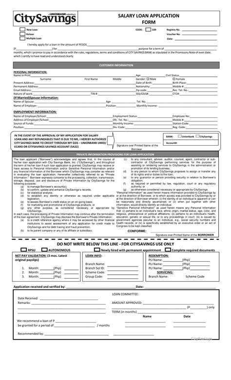 Free 3 Bank Loan Application Form And Checklist Forms In Pdf