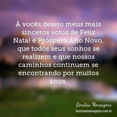 voces desejo meus mais sinceros votos de feliz natal