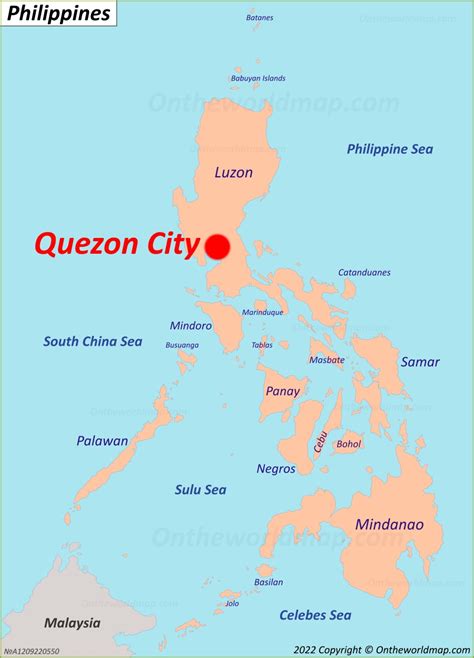 quezon city map philippines detailed maps  quezon city