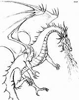 Coloring Pages Printable Advanced Dragon Dragons Adults Colouring Getdrawings sketch template