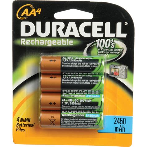 duracell aa rechargeable nimh batteries dcbn bh photo