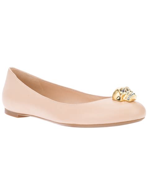 brainy mademoiselle nude flat shoes