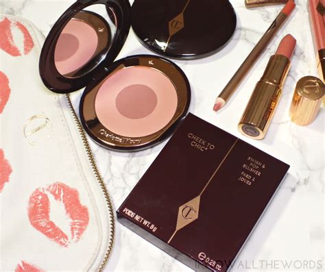 sex on fire charlotte tilbury cheek to chic swish and pop blush i know all the words
