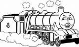 Coloring Pages Train Thomas Trains sketch template