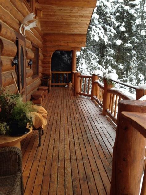 cabin log home porch   great view outdoorwood cabin decor diy log cabin rustic home porch