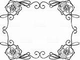 Border Rose Drawing Paintingvalley Drawings Clipart sketch template