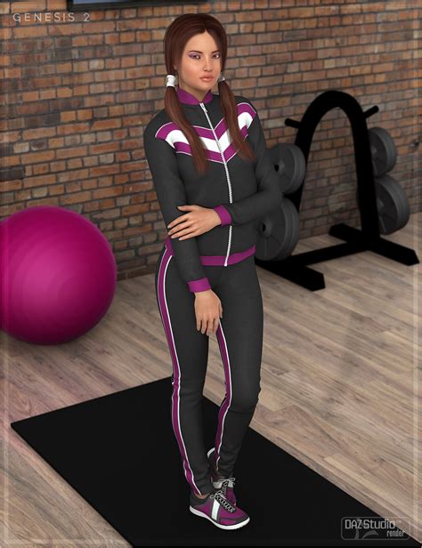 Textures For Pre Workout Outfit Daz 3d