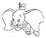 Dumbo Coloring Fly Wecoloringpage sketch template