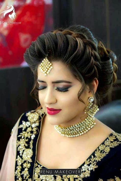 Hair Design Front Hair Styles Indian Bridal Hairstyles Indian Bridal