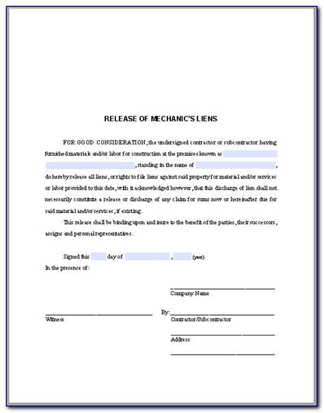car lien release letter template