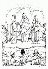 Transfiguration Milagros Transfiguracion Transfiguración Popular Jesús Señor sketch template
