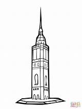 Coloring Tower Stockholm Sears Pages Clipart Supercoloring Printable Template sketch template