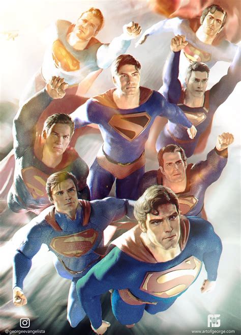 [fan Art] Supermen Of The Live Action Multiverse By