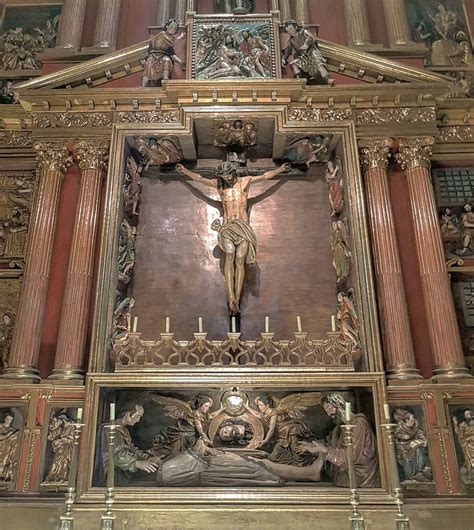 peruvian baroque architect detalle del retablo de san juan