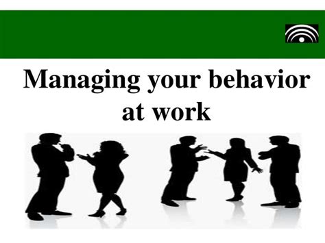 managing  behavior  work