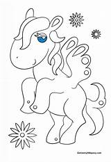 Coloring Kawaii Pegasus Pagasus Pages Printable Online Play sketch template