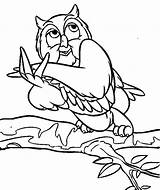 Burung Hibou Mewarnai Coloriages Owls Forêt Terbaik sketch template