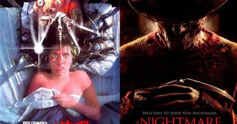 original horror movie posters vs their remakes cool damn pictures