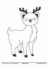 Reindeer Raindeer Kidzezone Worksheet sketch template