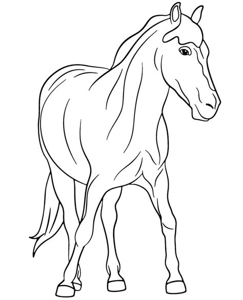 printable horse coloring pages released topcoloringpagesnet