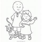 Coloring Caillou Rosie Gilbert Pages Cat Size Their Xcolorings 750px 58k Resolution Info Type  Jpeg Utilising Button Print sketch template