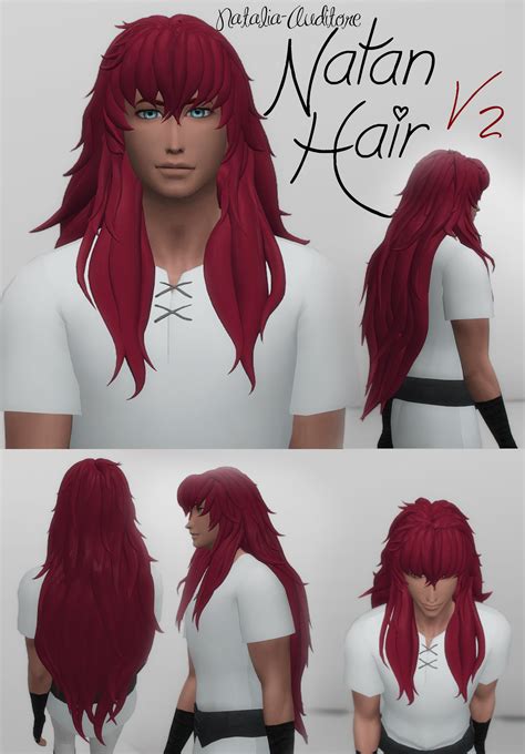 sims  anime hair cc recolor