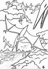 Coloring Pterodactyl Dinosaurs Pterodactylus Pages Air Color Flying Clipart Kids Dinosaur Dinossauro Desenho Do Popular sketch template