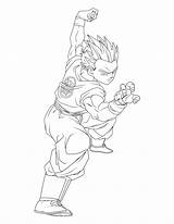 Coloring Pages Goten Popular Gohan sketch template