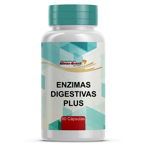 Comprar Enzimas Digestivas Plus 60 Cápsulas Drogaria