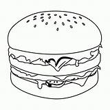 Hamburguesa Hamburgers Bestcoloringpagesforkids Frites Burgers Fries Comida Dessiner Hamburguesas Fensterbilder Trinken Depuis Deliciosa sketch template